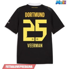 Lacne Muži Futbalové dres Borussia Dortmund Joey Veerman #25 2026-27 Krátky Rukáv - Preč